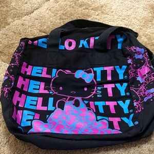Hello Kitty Vibrant Black and Blue Tote